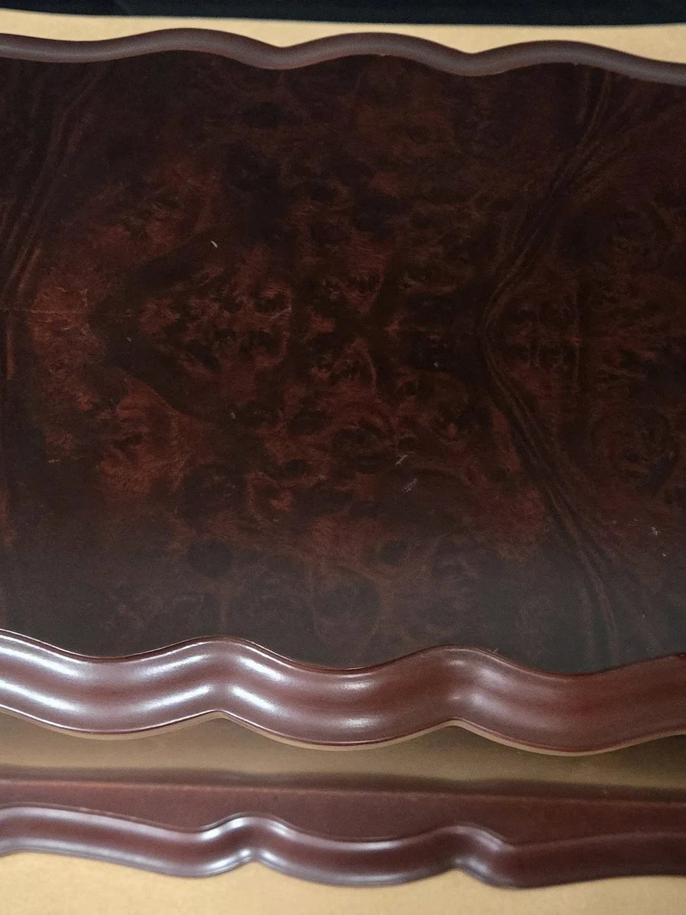 Vintage Bombay Wood Photo Frame in Rich Mahogany